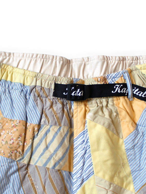Kapital YABANE Quilted Patchwork Easy Shorts
