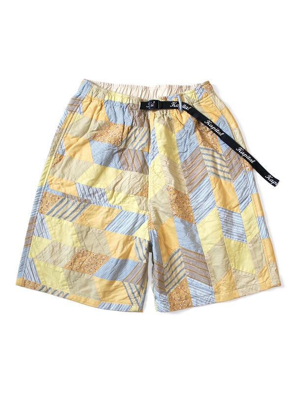 Kapital YABANE Quilted Patchwork Easy Shorts