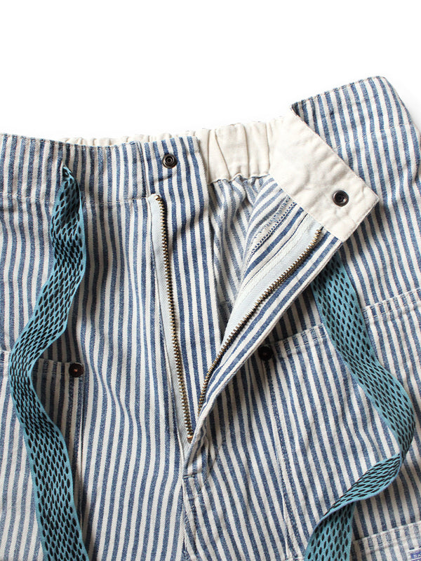 Kapital 10oz Hickory W Knee Easy Shorts pants