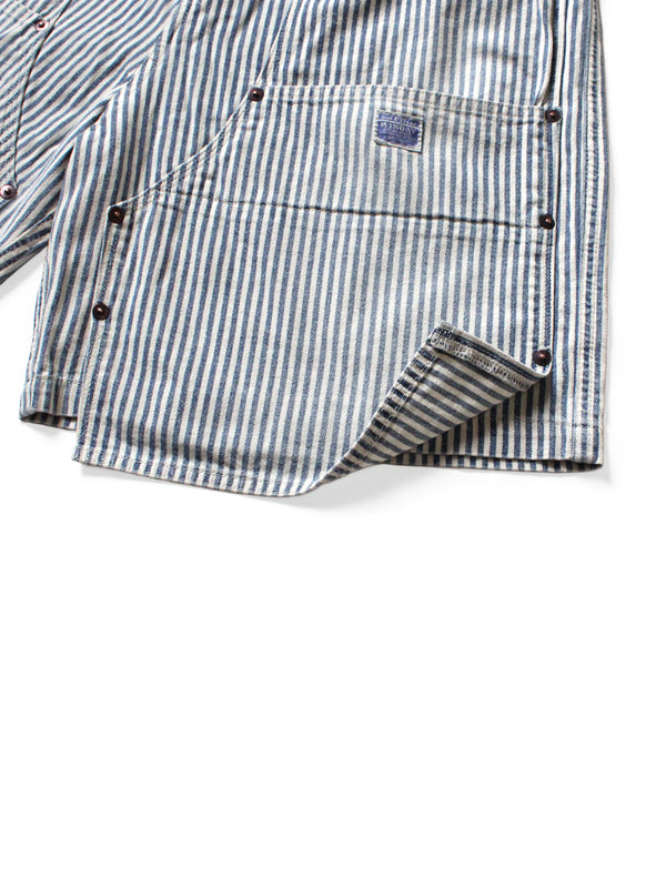 Kapital 10oz Hickory W Knee Easy Shorts pants