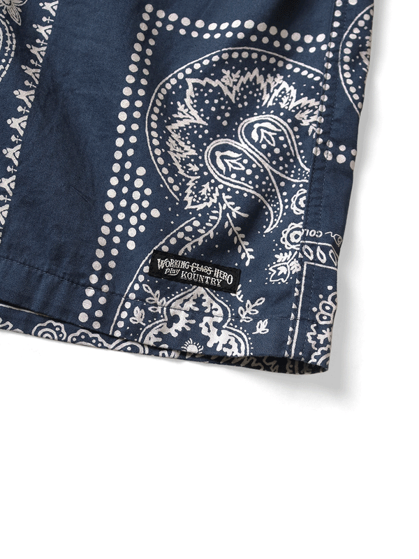 Kapital Combed Burberry Rat Brand Bandana Patchwork Easy Short Pants