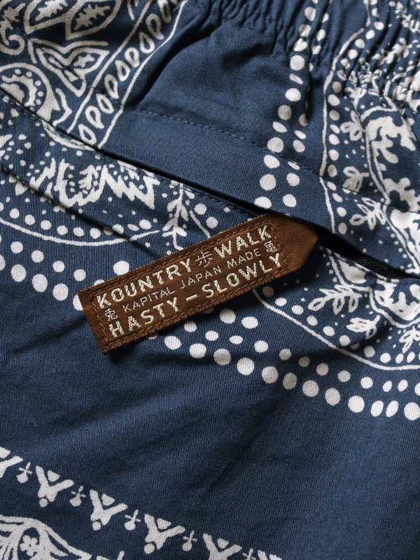 Kapital Combed Burberry Rat Brand Bandana Patchwork Easy Short Pants