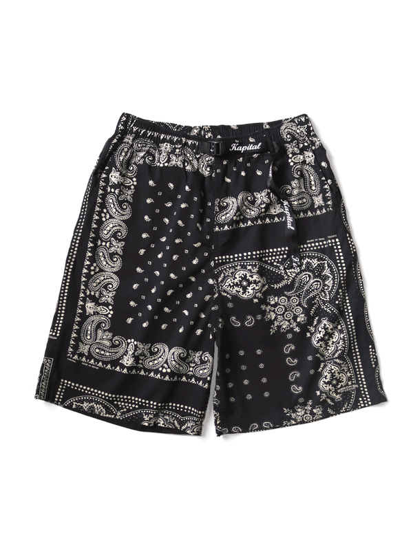 Kapital Combed Burberry Rat Brand Bandana Patchwork Easy Short Pants