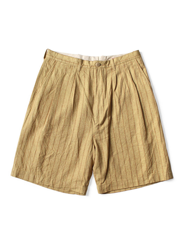Kapital Cotton-Linen Gibson Stripe Ivy Shorts Pants