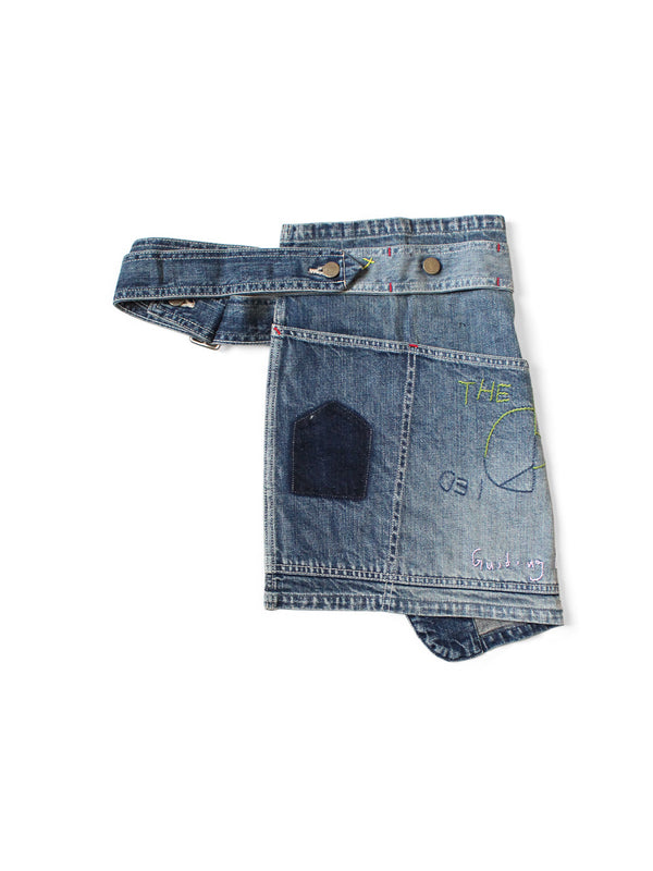 Kapital 12oz Denim Coverall Apron (Memorial Embroidery Model)