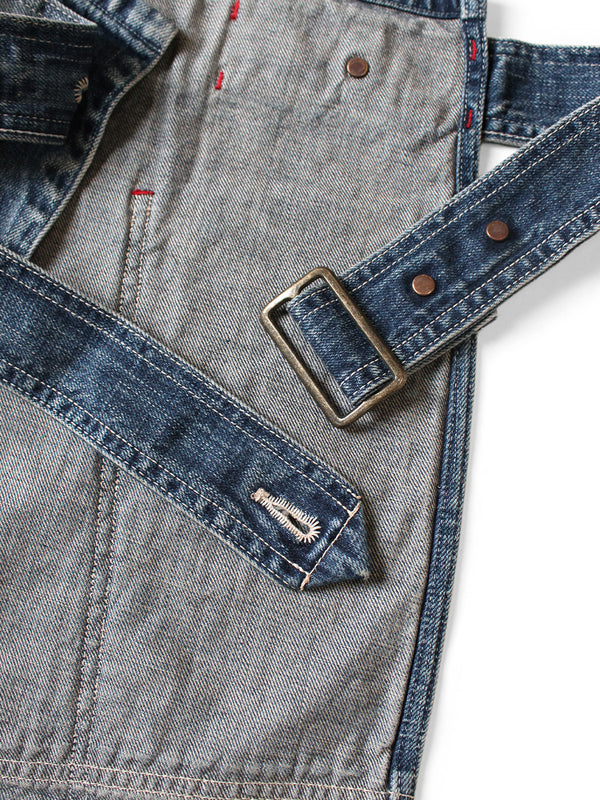 Kapital 12oz Denim Coverall Apron (Memorial Embroidery Model)