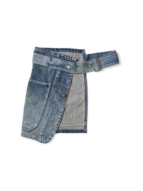 Kapital 12oz Denim Coverall Apron (Memorial Embroidery Model)