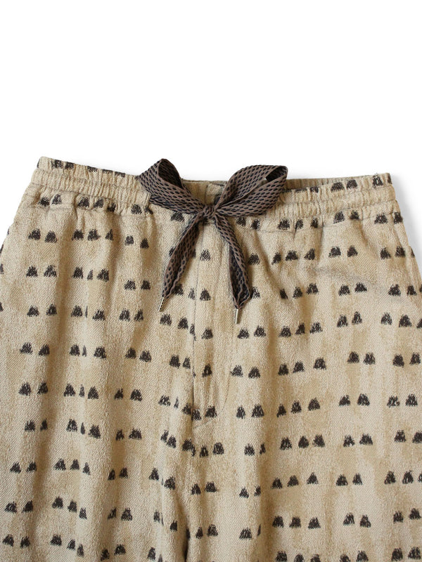 Kapital Cotton Easy Pants with Iris Print