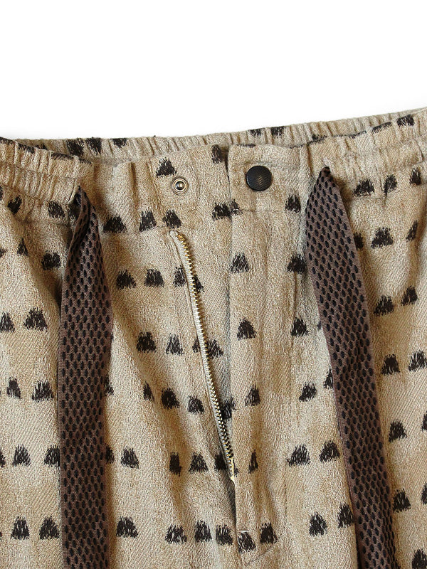 Kapital Cotton Easy Pants with Iris Print