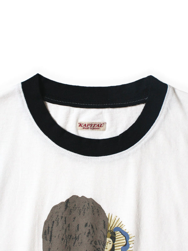 Kapital 20 Jersey Ringer T-shirt (SUN SHYpt) Tee