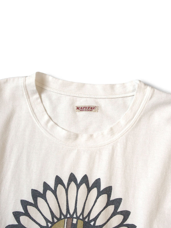 Kapital 20 Jersey Sleeveless BIG-T (Piano Sun Face pt) Tee