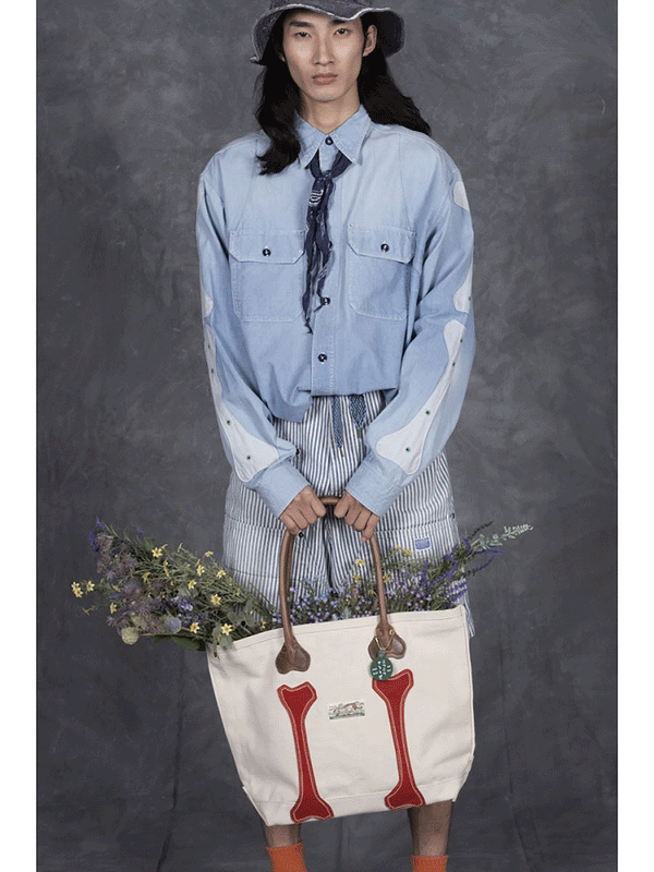 Kapital No. 4 Canvas Kotsukotsu TOTE BAG S
