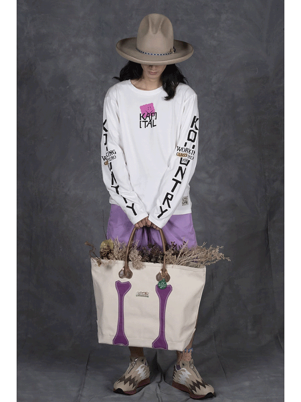 Kapital No. 4 Canvas Kotsukotsu TOTE BAG M