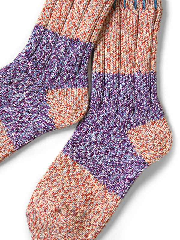 Kapital 56-piece Van Gogh heather HOBO stitch socks