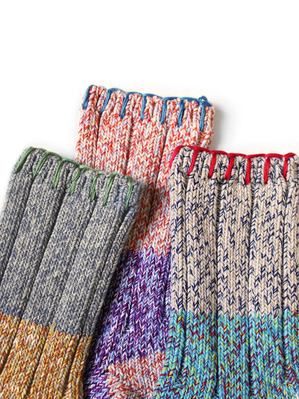 Kapital 56-piece Van Gogh heather HOBO stitch socks
