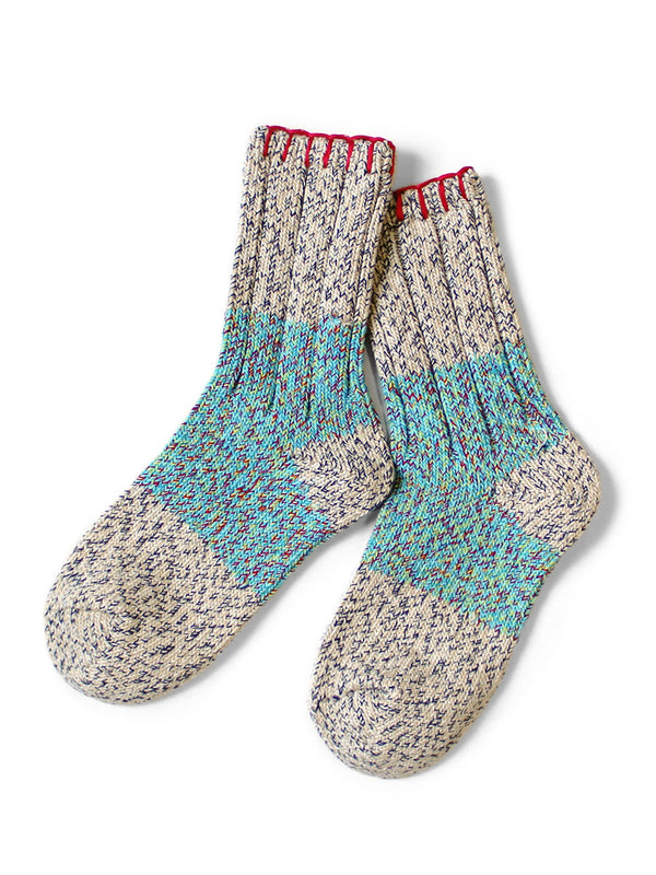 Kapital 56-piece Van Gogh heather HOBO stitch socks
