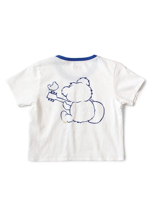 Kapital 20 Jersey Cropped T-shirt (Little Bear Harmony pt) women