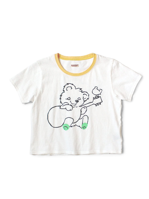 Kapital 20 Jersey Cropped T-shirt (Little Bear Harmony pt) women