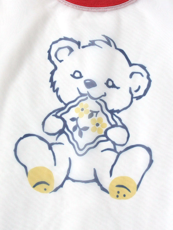 Kapital Sheer Jersey 20 ersey Ringer T-shirt (Peckish Little Bear pt) women