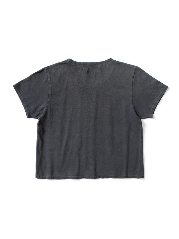 Kapital 20/- Jersey Cropped T-shirt (Peckish Rain Skull pt) Tee Women