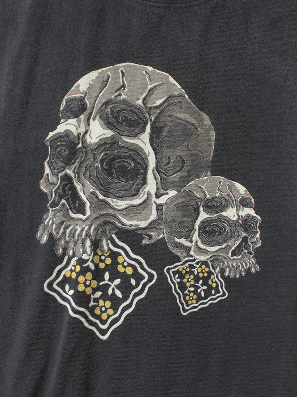 Kapital 20 Jersey Crew T-Shirt (Peckish Rain Skull pt) Tee