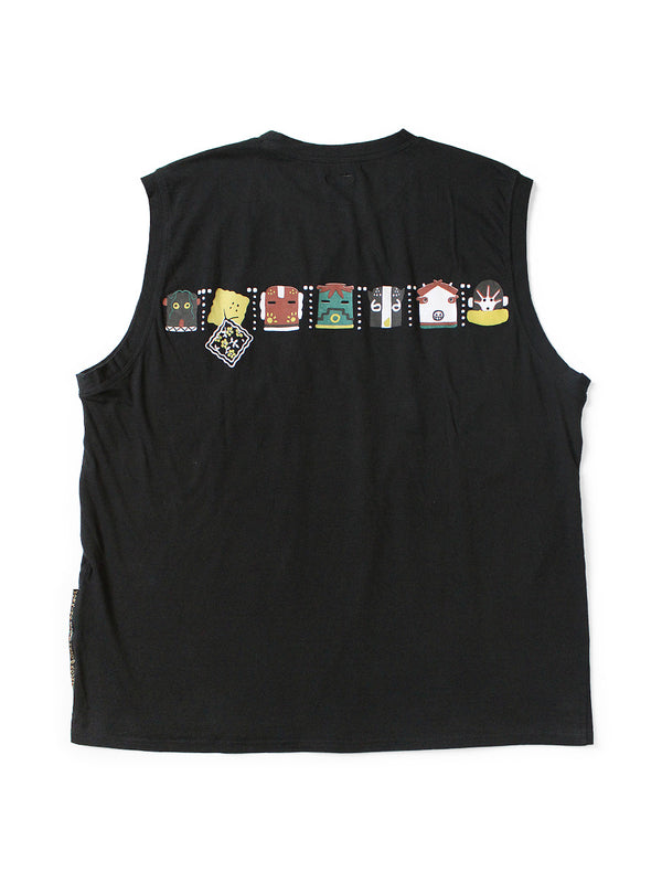 Kapital 20 Jersey Sleeveless Big-T (Peckish Kachina pt) Tee