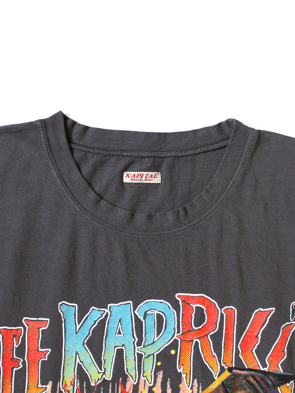 Kapital 20 Jersey Sleeveless Big-T (BURNING Piano pt) Tee