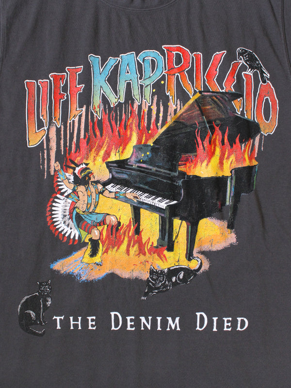 Kapital 20 Jersey Sleeveless Big-T (BURNING Piano pt) Tee