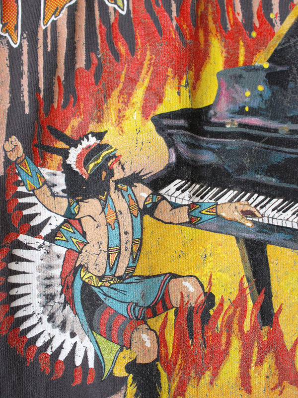 Kapital 20 Jersey Sleeveless Big-T (BURNING Piano pt) Tee