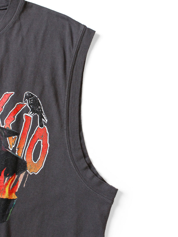 Kapital 20 Jersey Sleeveless Big-T (BURNING Piano pt) Tee