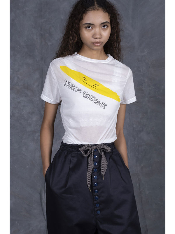 Kapital Thin Jersey Gathered Tee