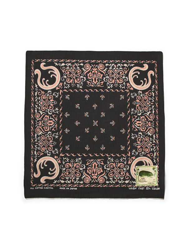 Kapital fastcolor Selvedge Bandana (ANTLER NAJA) 15x15