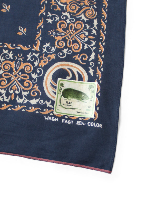 Kapital fastcolor Selvedge Bandana (ANTLER NAJA) 20x20