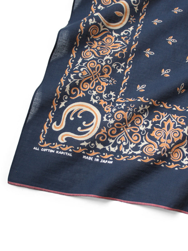 Kapital fastcolor Selvedge Bandana (ANTLER NAJA) 20x20