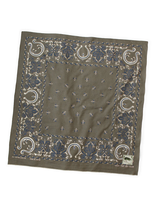Kapital fastcolor Selvedge Bandana (ANTLER NAJA) 30x30