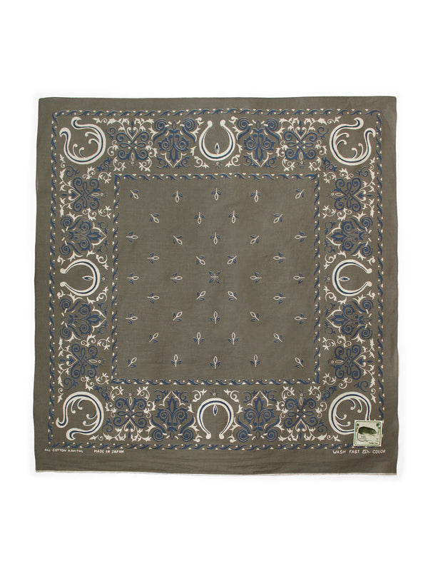 Kapital fastcolor Selvedge Bandana (ANTLER NAJA) 30x30