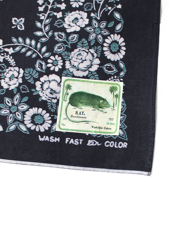 Kapital Selvedge Bandana (Churchill Garden) small
