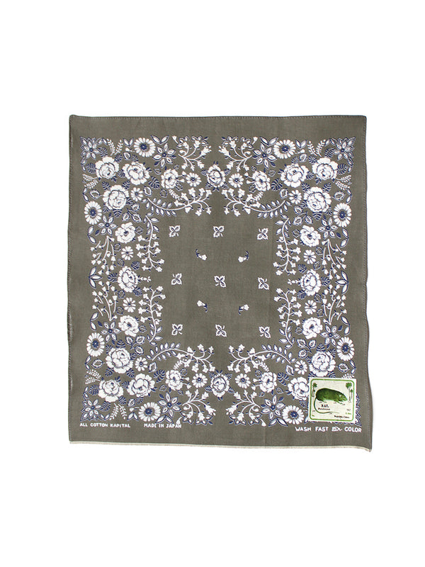 Kapital Selvedge Bandana (Churchill Garden) small