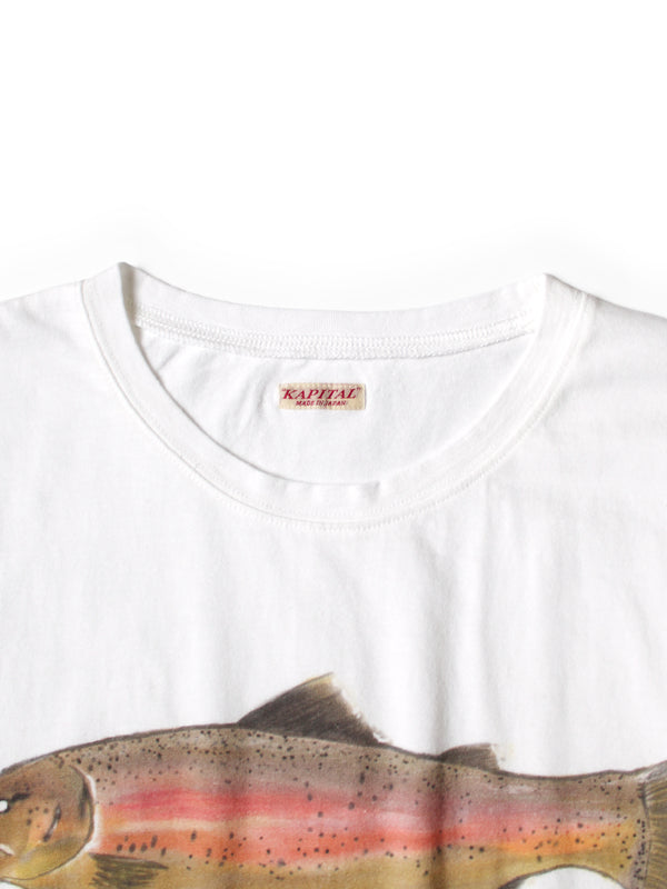 Kapital Trout Print Jersey T-Shirt Tee