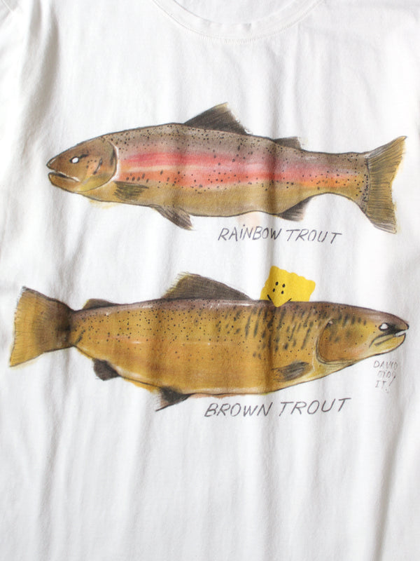 Kapital Trout Print Jersey T-Shirt Tee