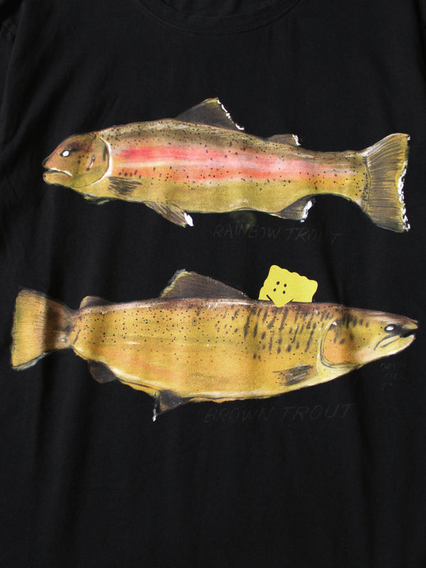 Kapital Trout Print Jersey T-Shirt Tee