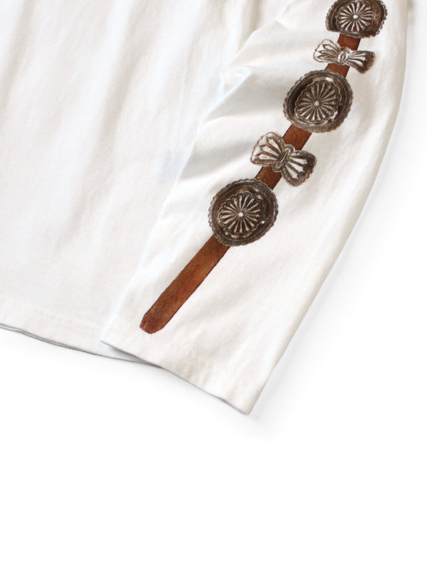 Kapital Concho Belt Sleeve Crew T-Shirt Tee