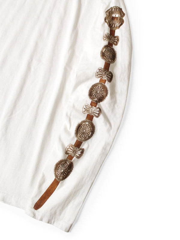 Kapital Concho Belt Sleeve Crew T-Shirt Tee