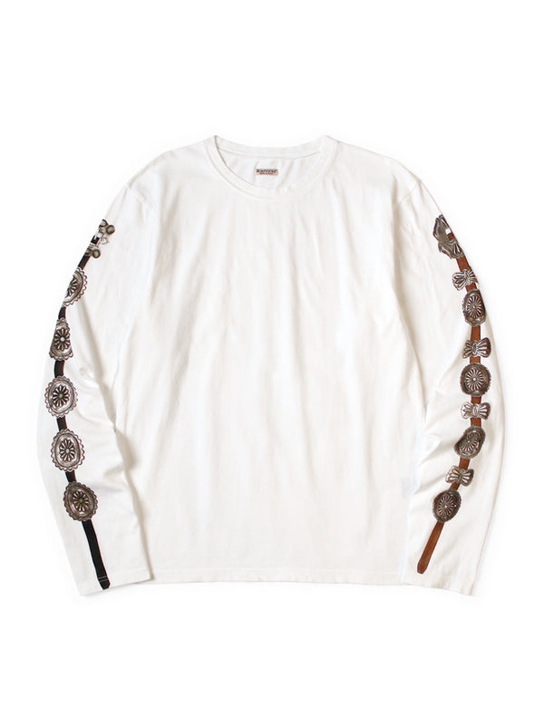 Kapital Concho Belt Sleeve Crew T-Shirt Tee