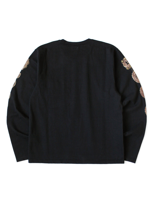 Kapital Jersey Crew Pocket Long T-Shirt Tee