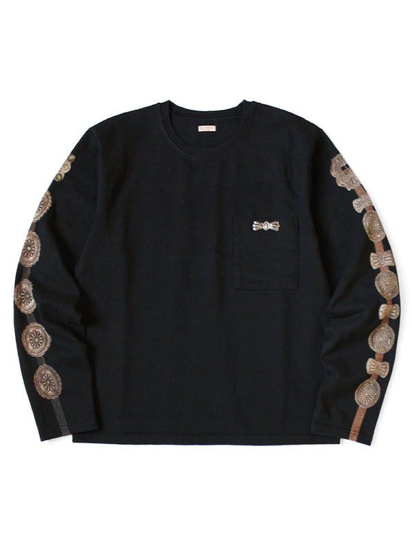 Kapital Jersey Crew Pocket Long T-Shirt Tee