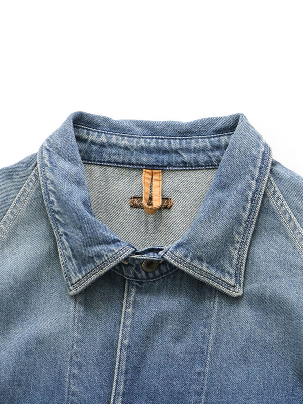 Kapital 11.5oz Denim Windowpane CACTUS Coveralls Jacket