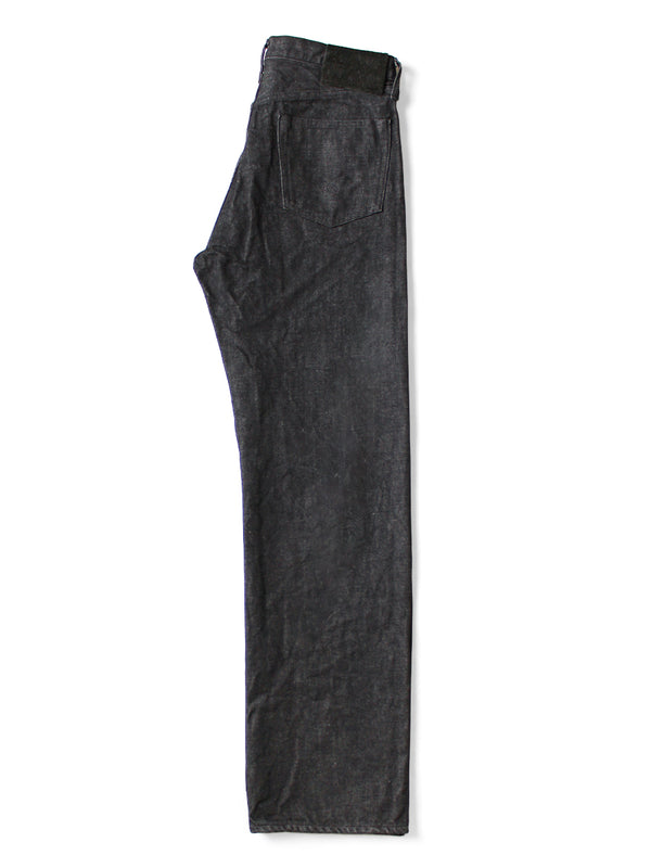 Kapital 14oz Black Denim 5P Monkey TH (Zip) Pants