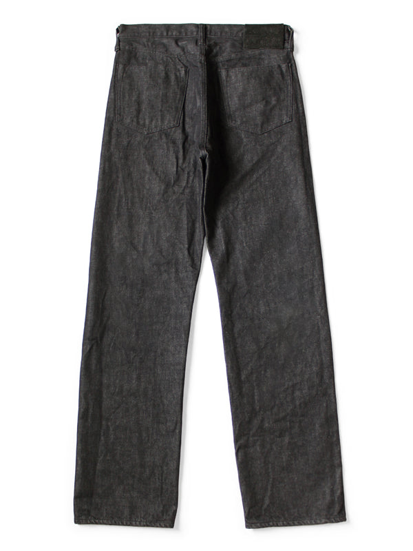 Kapital 14oz Black Denim 5P Monkey TH (Zip) Pants