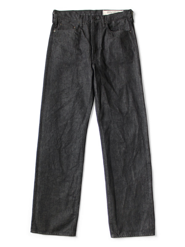 Kapital 14oz Black Denim 5P Monkey TH (Zip) Pants